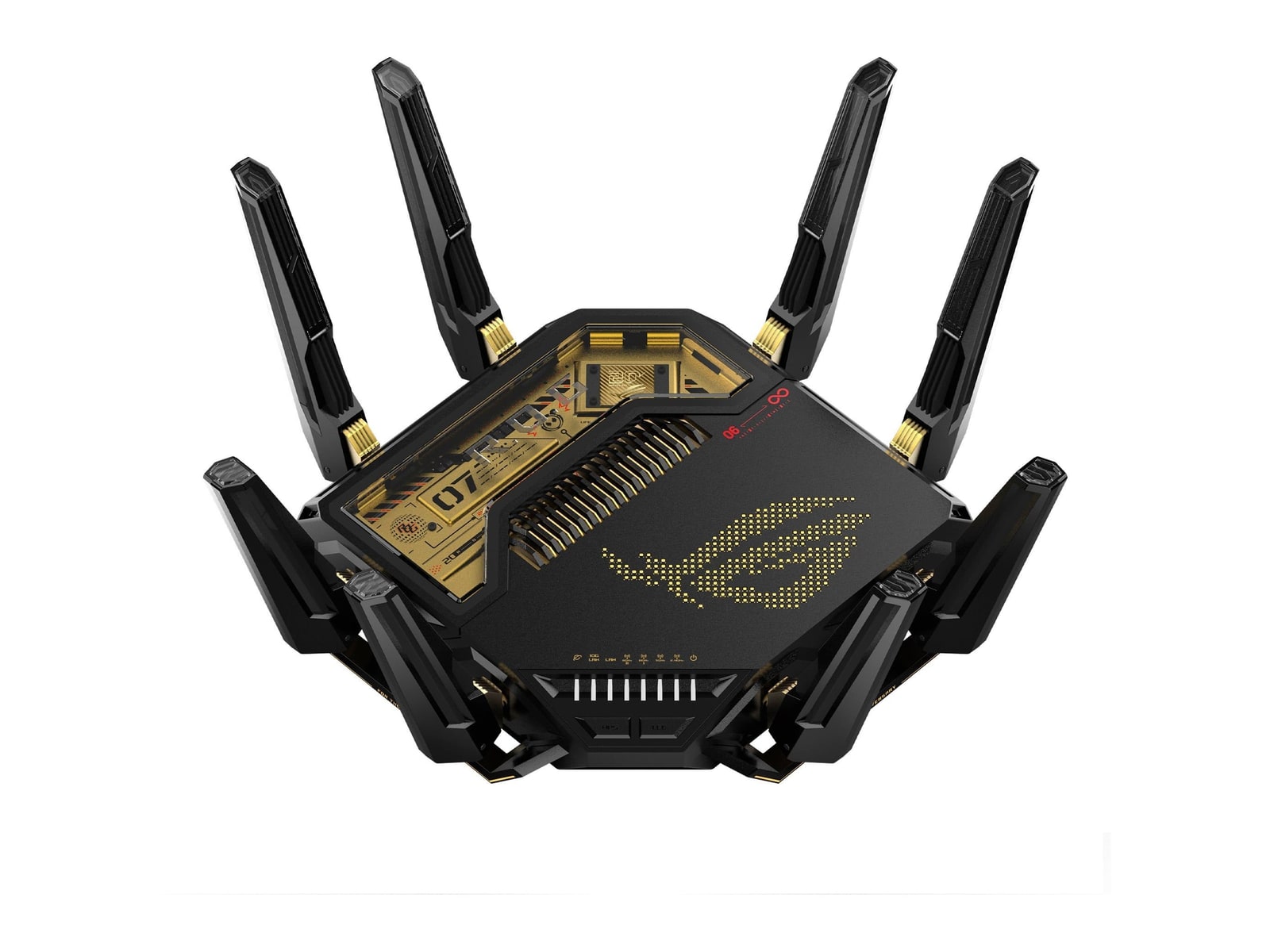 ASUS - ROG Rapture GT-BE98 Pro 20th Edition BE30000 Quad Band Wi-Fi 7 Routers
