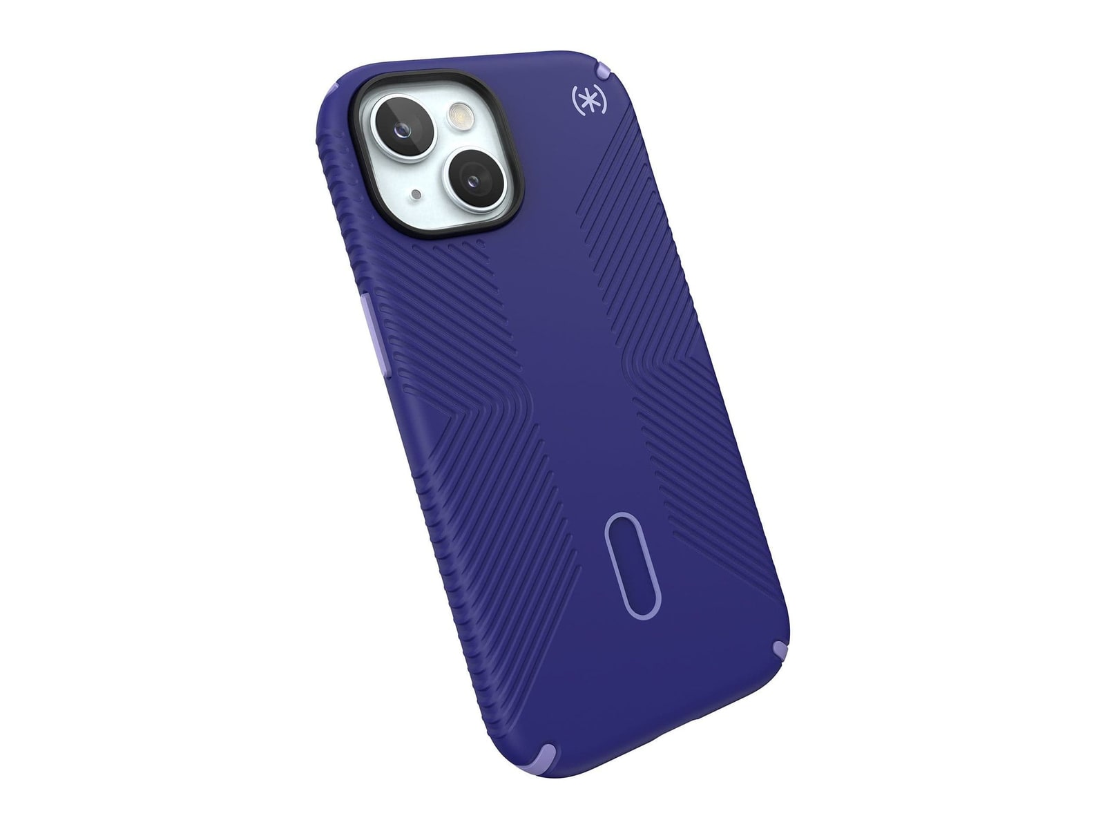 Speck - Presidio2 Grip MagSafe with ClickLock - iPhone 15 - Future Blue/Purple Ink