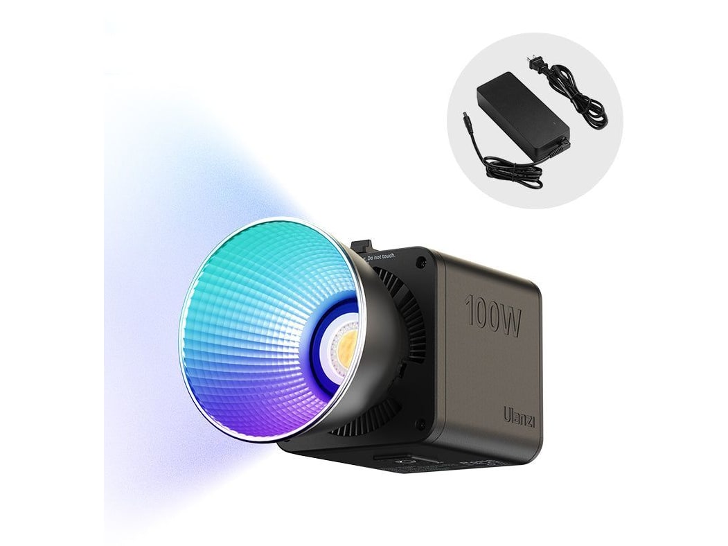Ulanzi - 100W COB Video Light with Built-In Battery RGB Camera Accessories