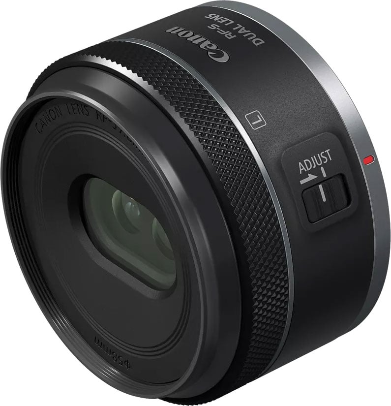 Canon - RF-S7.8mm F4 STM DUAL Camera Lenses - Black