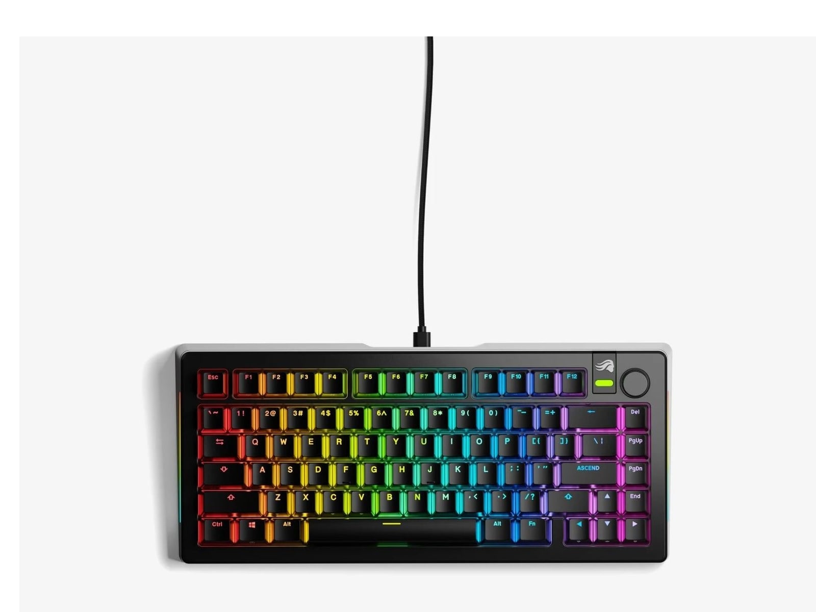Glorious - GMMK 3 PRO HE Prebuilt 75% Mechanical Keyboards - Black