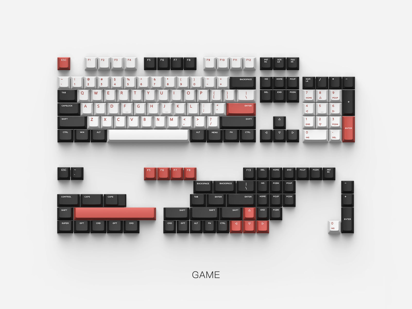 IQUNIX - PBT Keycaps Set Game
