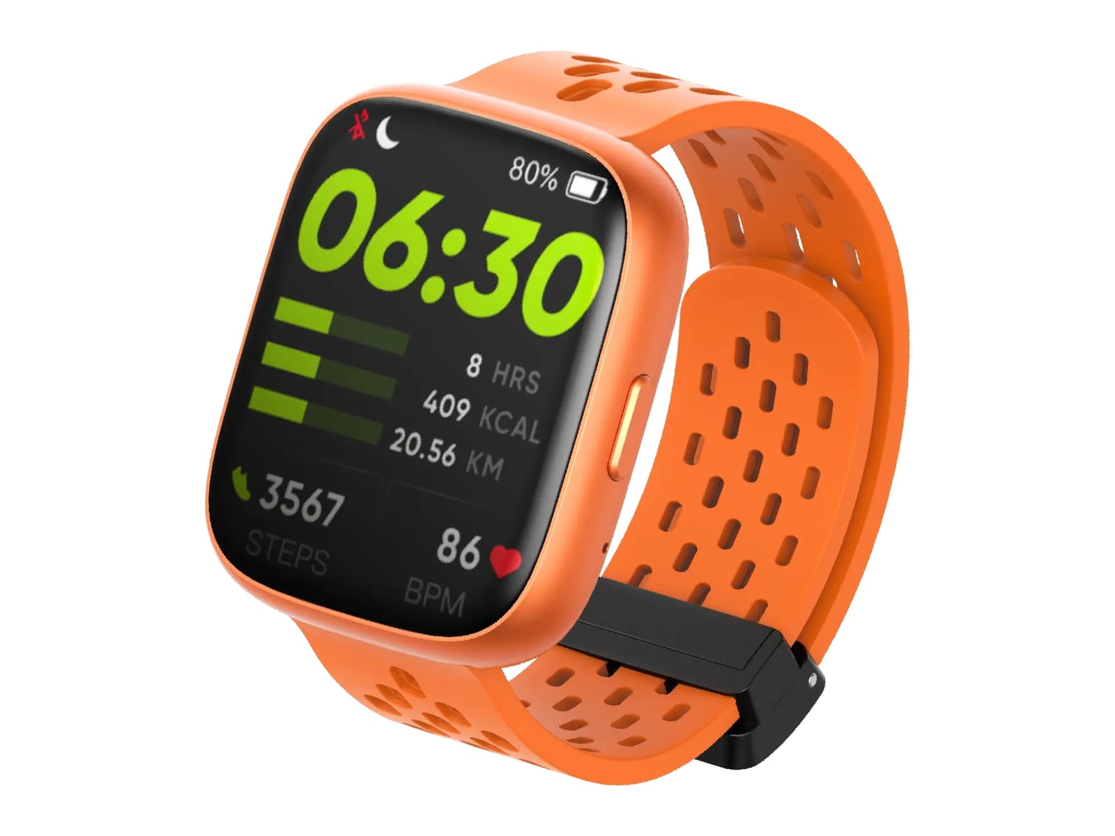 MOMAX - 1-Wear Lite Smart Watch Smart Watches - Orange