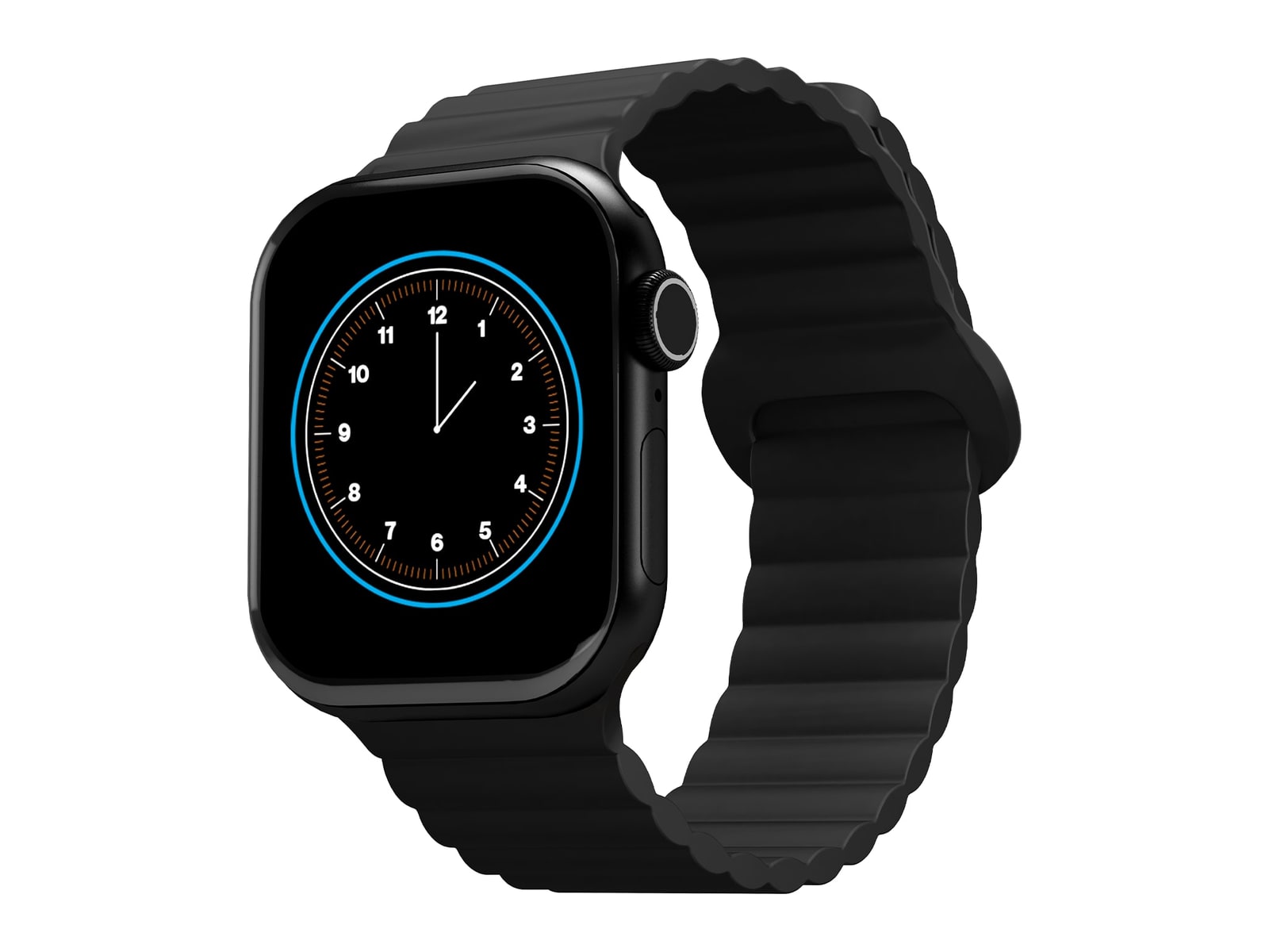 Cygnett - MagneticBand Magnetic Sports Bands for Watch Series 3/4/5/6/7/8/9/10/SE 42/44/45/46mm & Ultra/Ultra 2 49mm Watch Bands - Black
