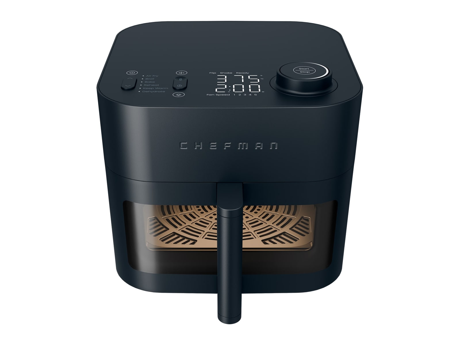 Chefman - Crispinator 8-Quart Air Fryer Midnight Air Fryers
