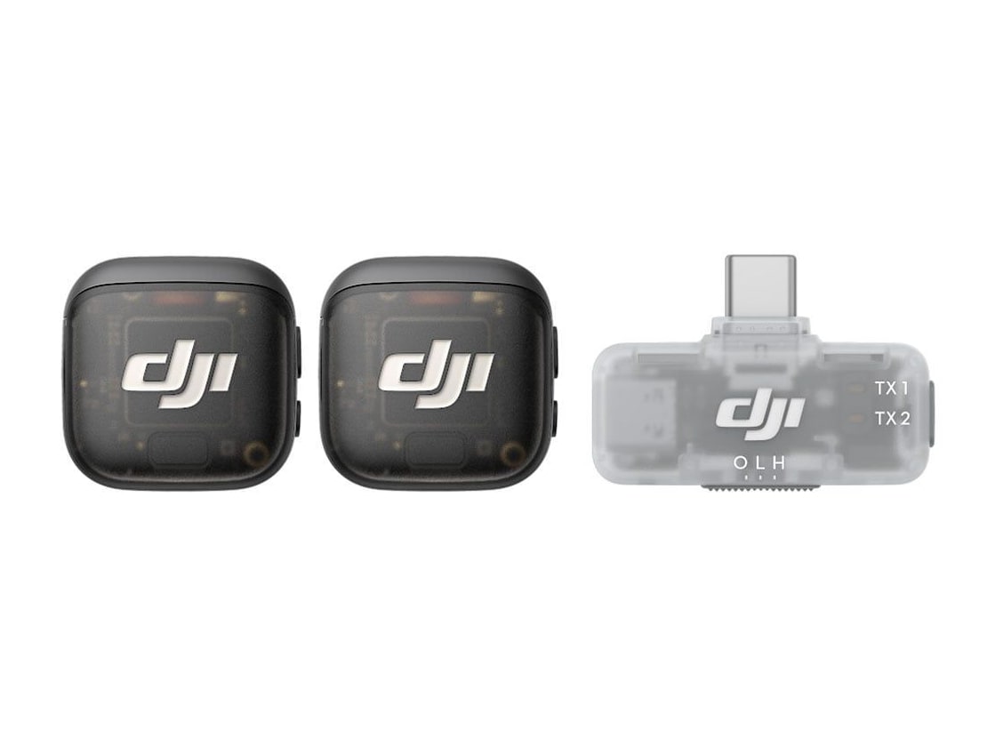 DJI - Mic 3 Mobile 2-Mic System (2 TX + 1 Mobile RX) Microphones - Black