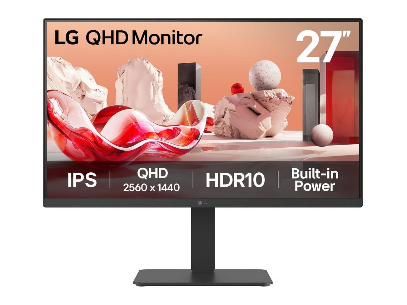 LG - 27" 27BA54QB-B QHD 75Hz Professional Monitors