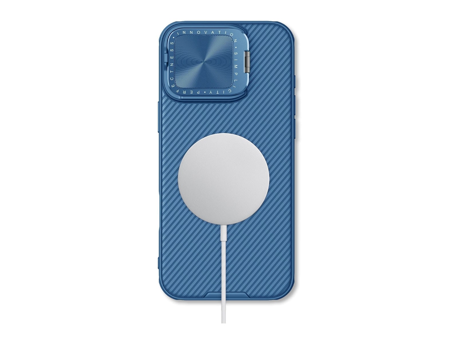Nillkin - MagSafe Compatible CamShield CamProp Case - iPhone 16 Pro Max - Blue