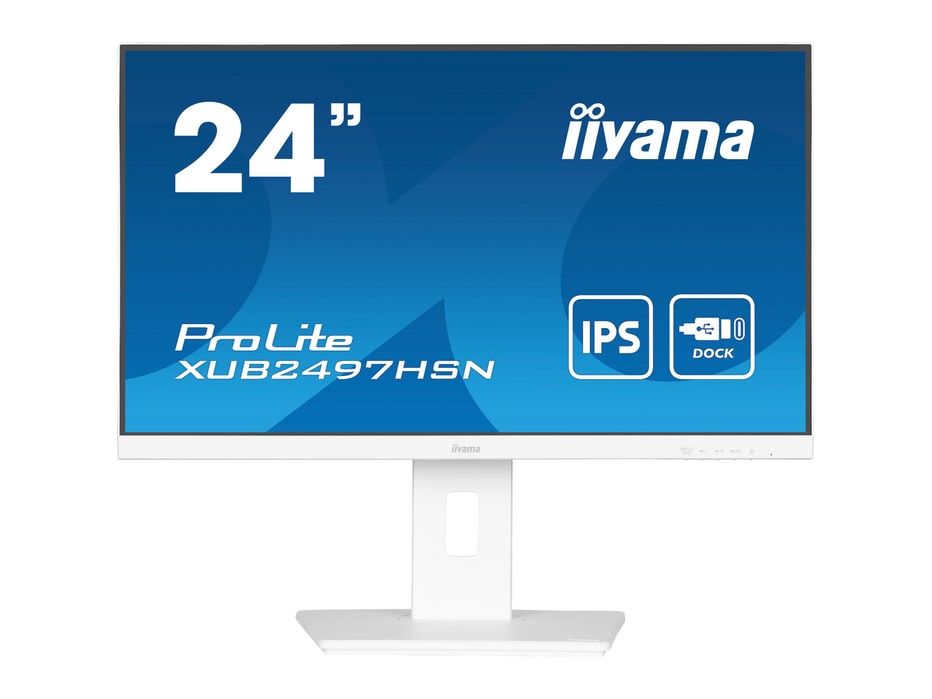 iiyama - 23.8" ProLite XUB2497HSN-W2 Full HD 100Hz Professional Monitors - White