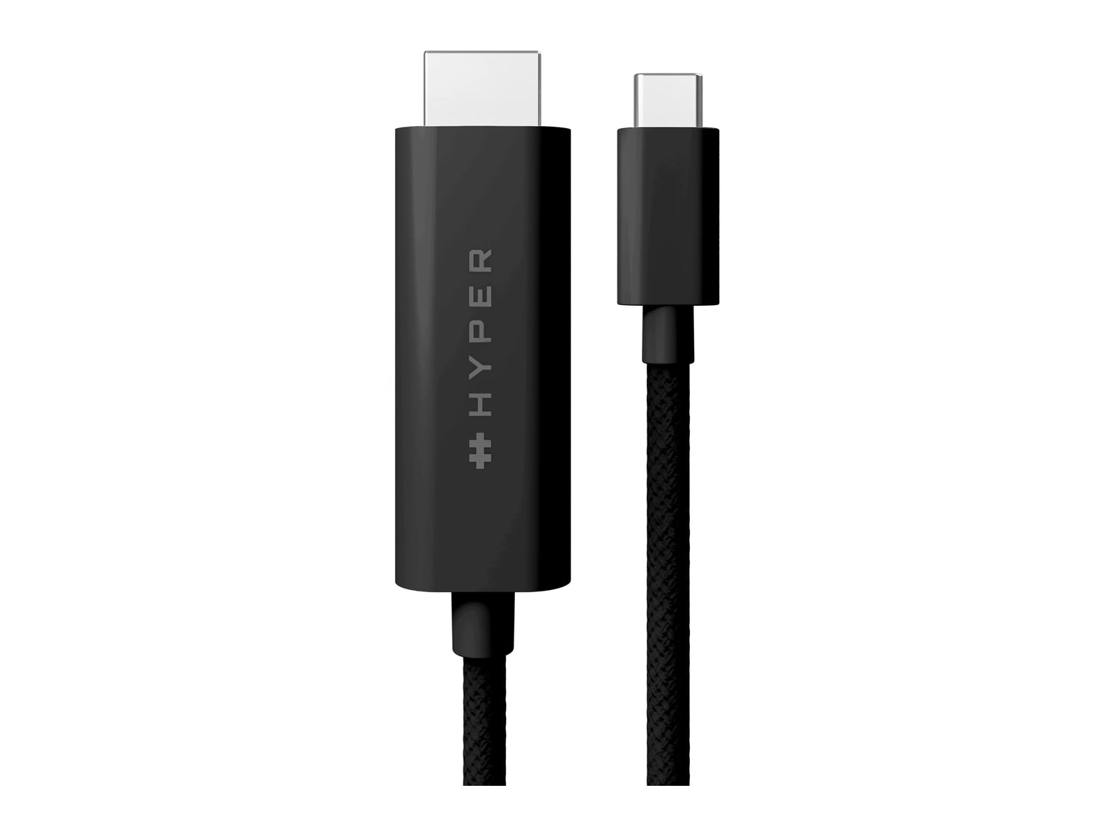 Hyper - HyperDrive USB-C to HDMI 4K60Hz Cable (8ft/2.5m) Black HDMI Cables