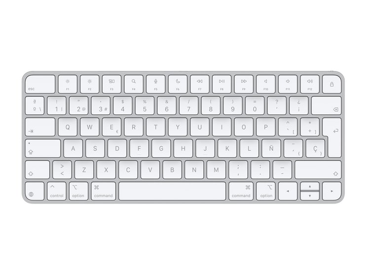 Apple - Magic Keyboard (USB-C) - Wireless Keyboard - Spanish - Silver