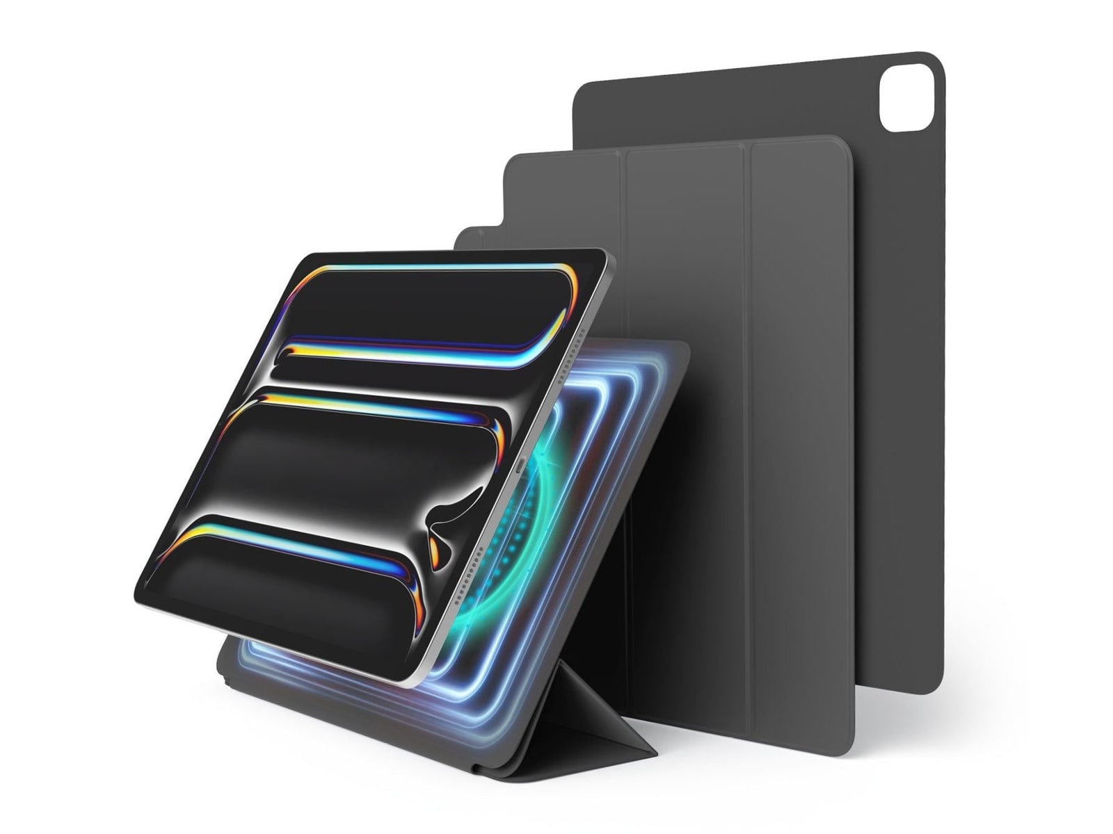 elago - Magnetic Folio Case - iPad Pro 13'' (M4, M5) - Dark Gray