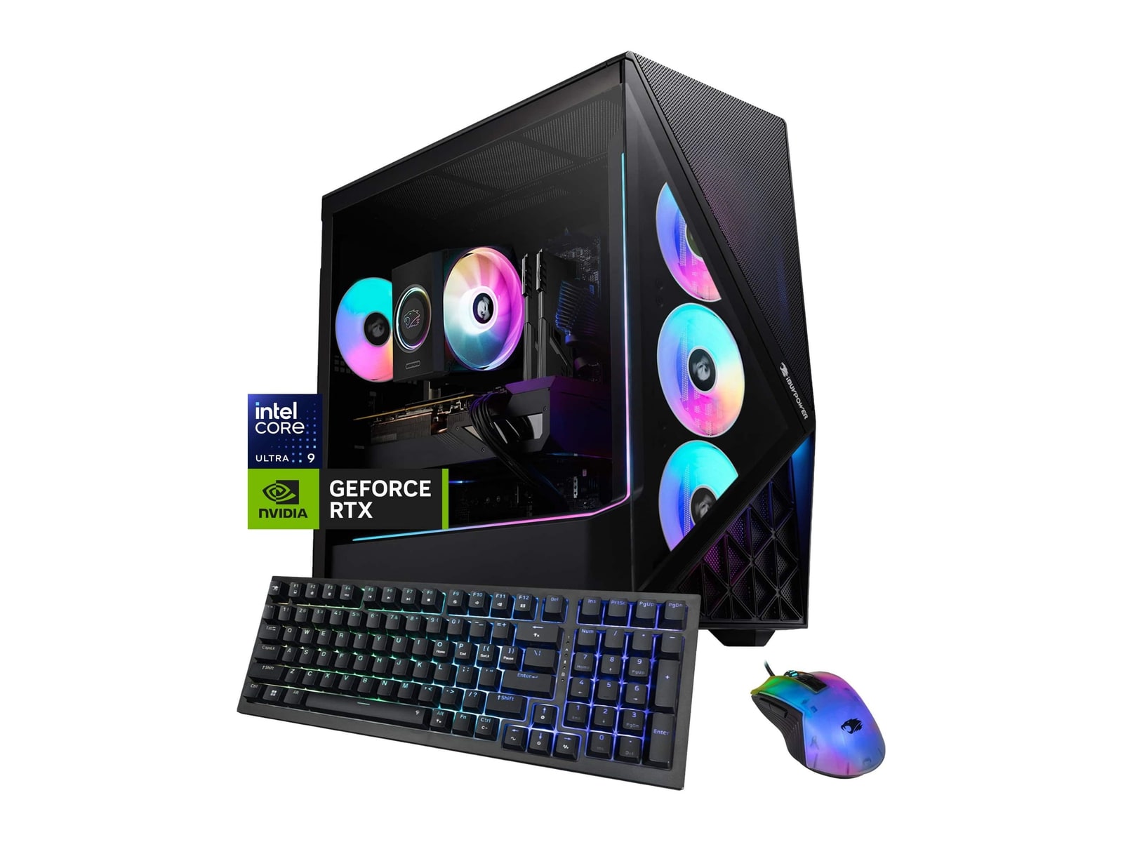iBUYPOWER - Slate SBI9N5702 - Intel Core Ultra 9 285 chip - 32GB Memory - 2TB SSD - Black
