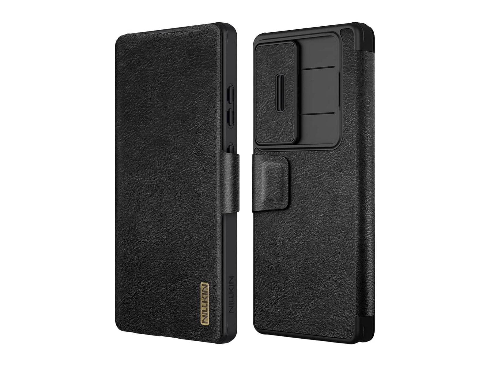 Nillkin - Qin Pro Leather Case - Galaxy S25 Ultra - Elegant Black