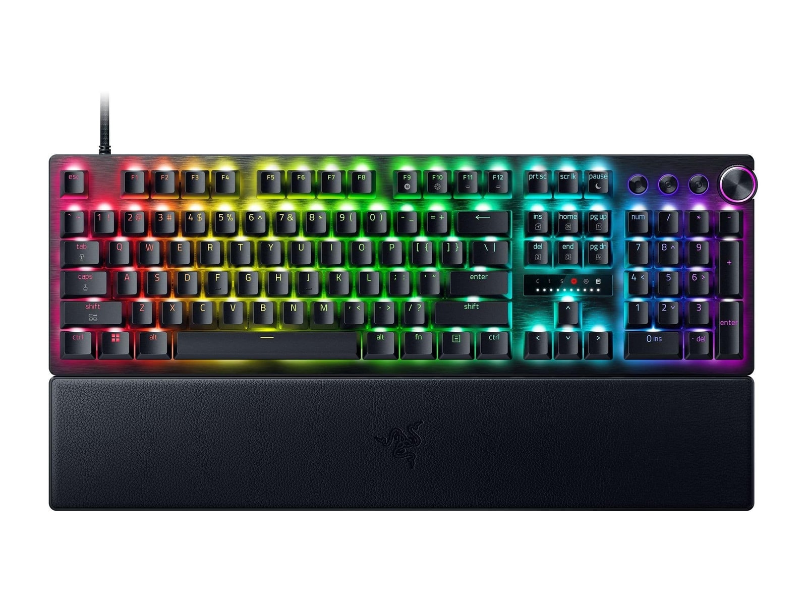 Razer - Huntsman V3 Pro 8KHz Full Size Wired Analog Optical Linear Switch Gaming Keyboard Keyboards - Black