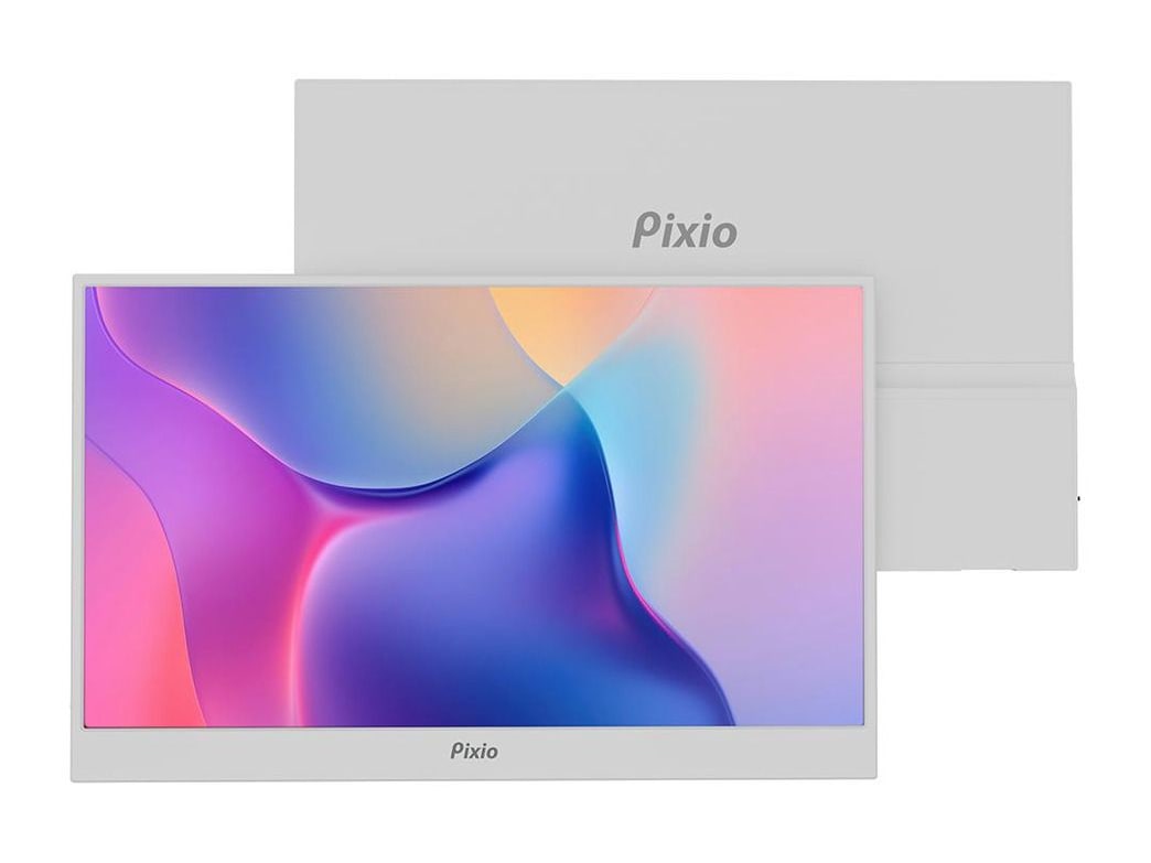 Pixio - 15.6" PX160 Wave Full HD 60Hz Portable Monitors - White
