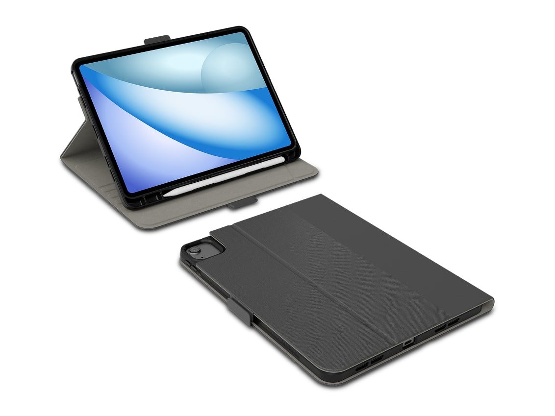 Cygnett - TekPro Premium Protective Case For iPad Air 11" M4-M3-M2, iPad Air 10.9" Gen 4-5, iPad Pro 11" Gen 3-4 - Black