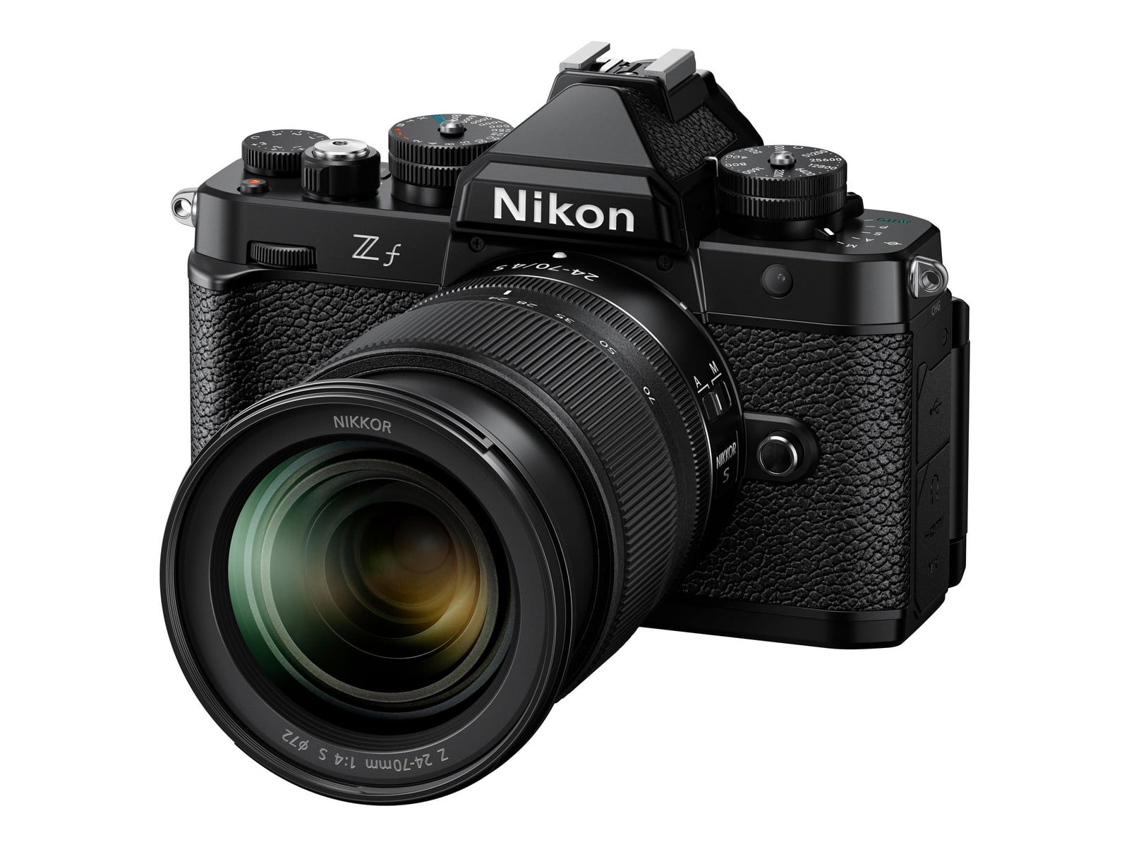 Nikon - Z f 24.5MP Mirrorless Cameras with 24-70mm f/4 S Lens - Black (EU)