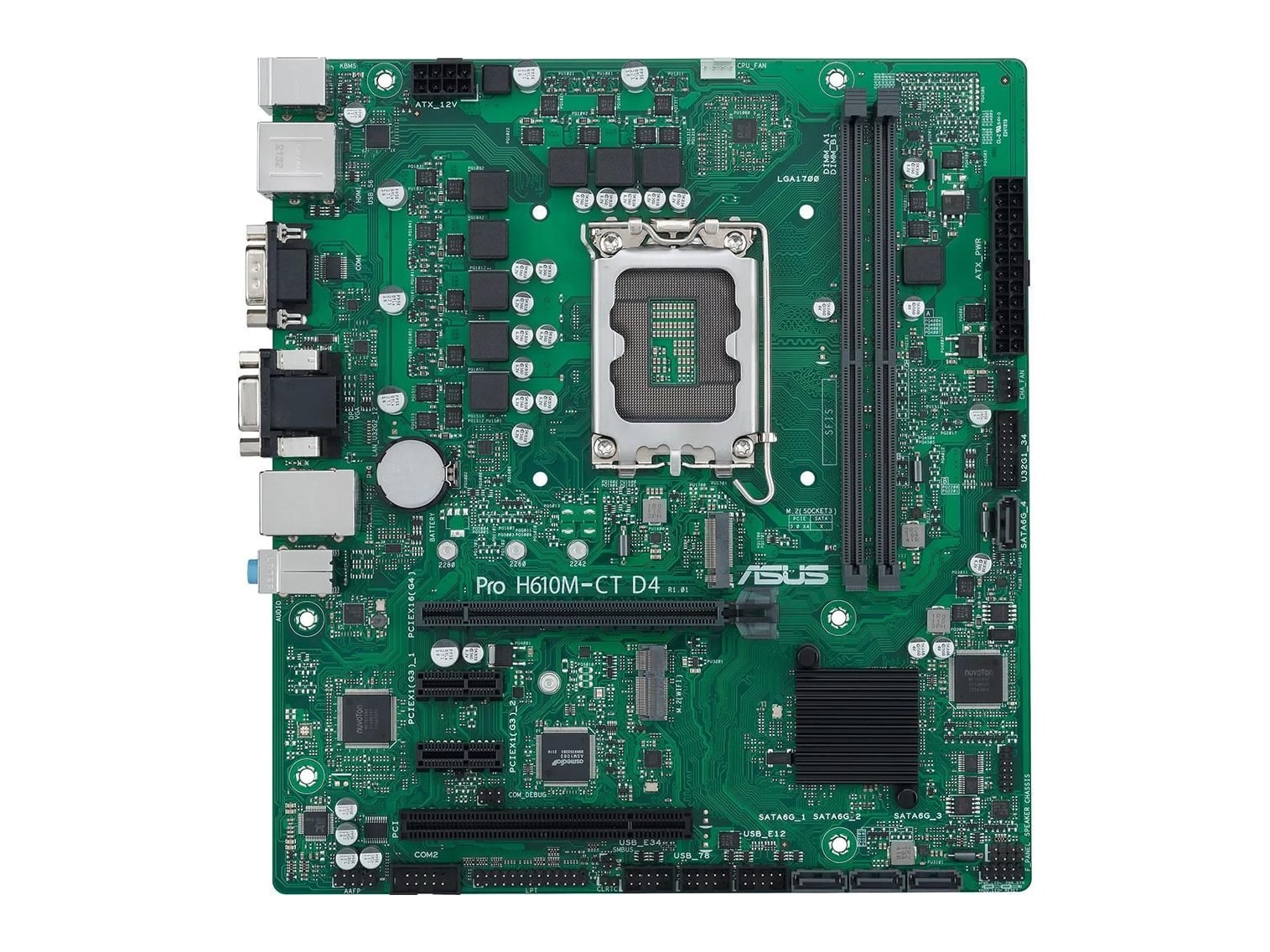 ASUS - PRO H610M-CT D4-CSM Motherboards