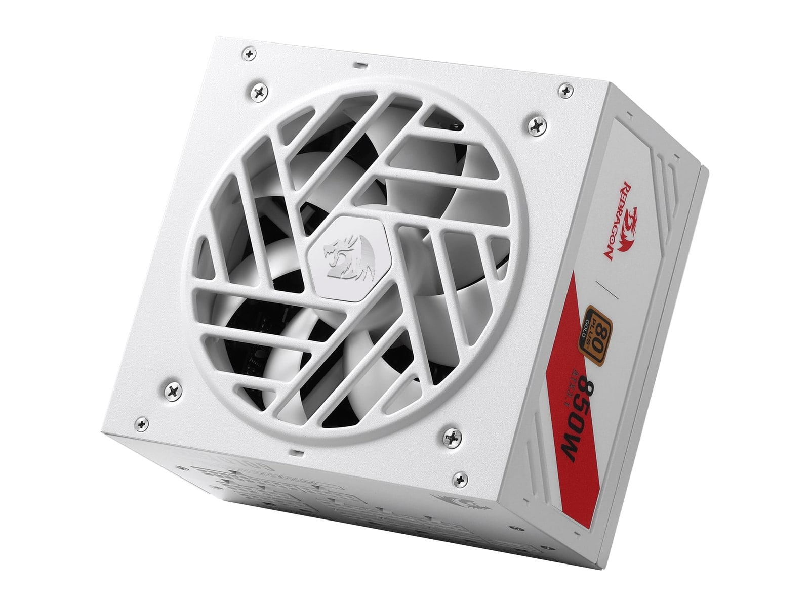 Redragon - MASTER RGPS-850W 80 Plus Gold ATX 3.1 PSU - White