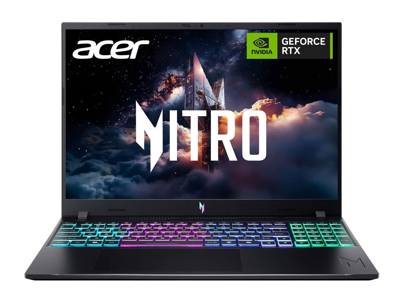 Acer - Nitro V ANV16-I31-70WA 16" - Intel Core 7 240H chip - 16GB Memory - 512GB SSD - Obsidian Black