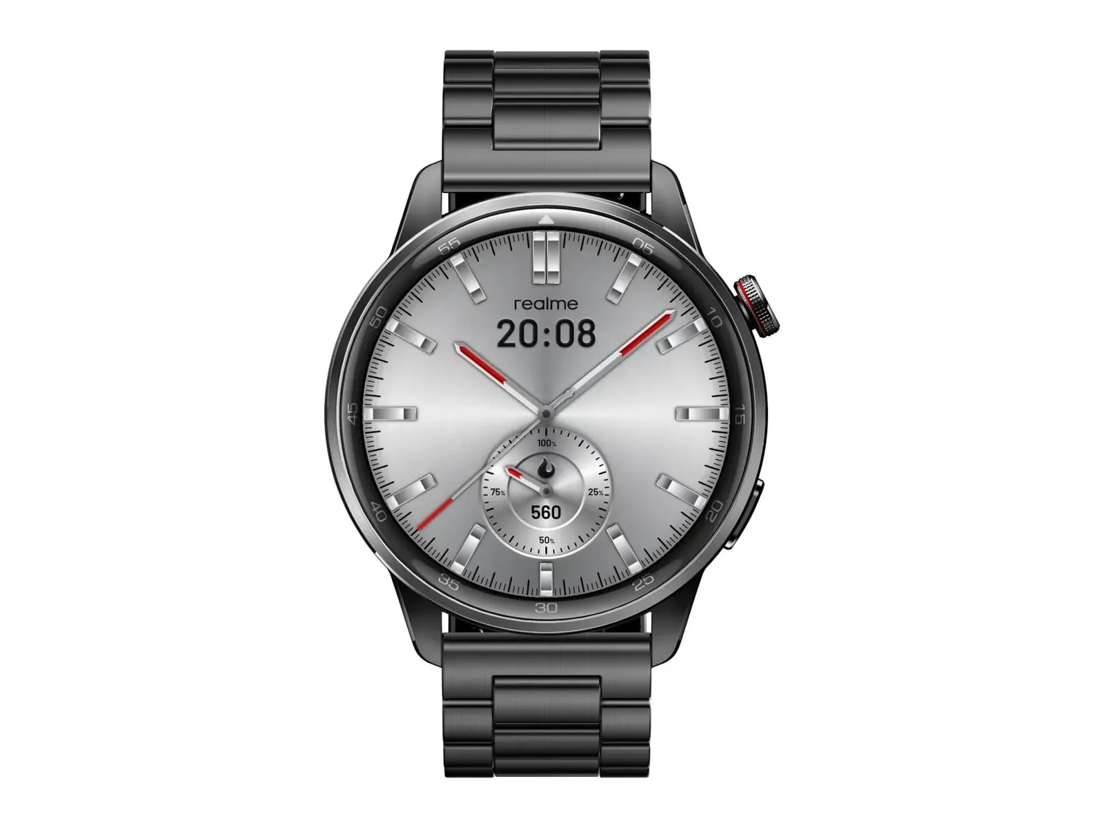 Realme - Watch S2 Smart Watches - Metallic Grey