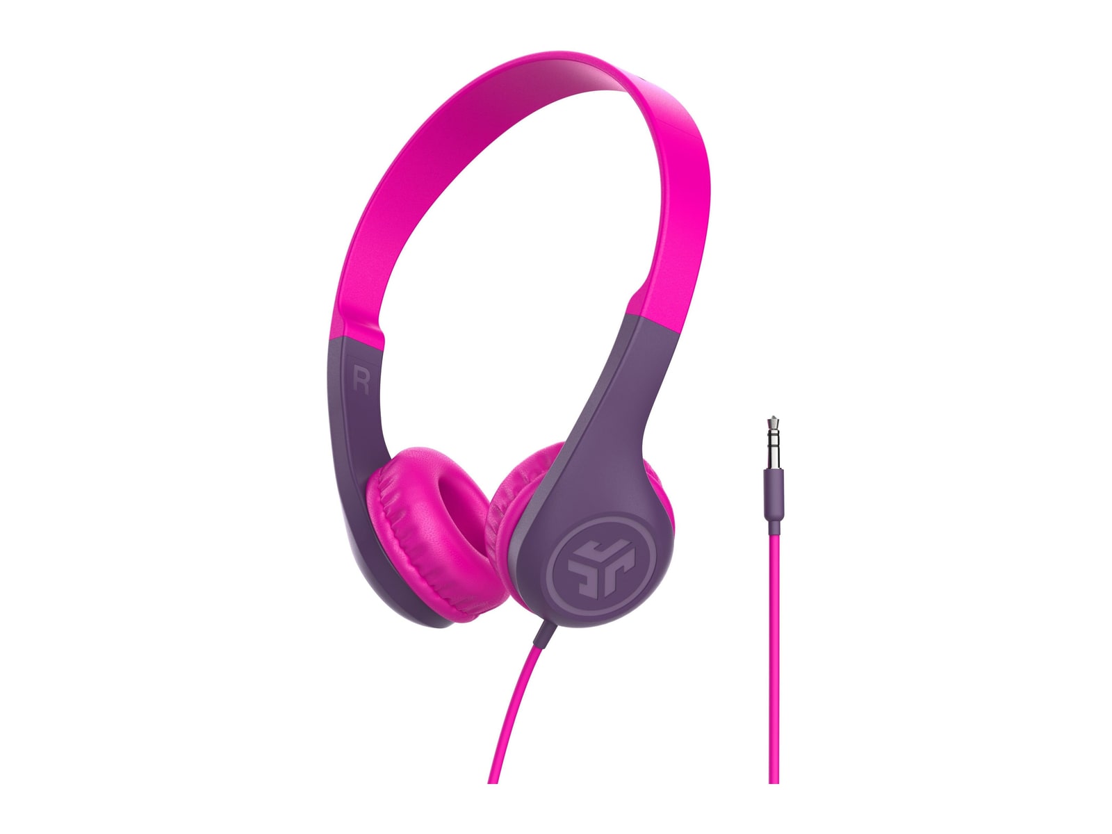 JLab - JBuddies Pop 3.5mm On-Ear Headphones - Pink