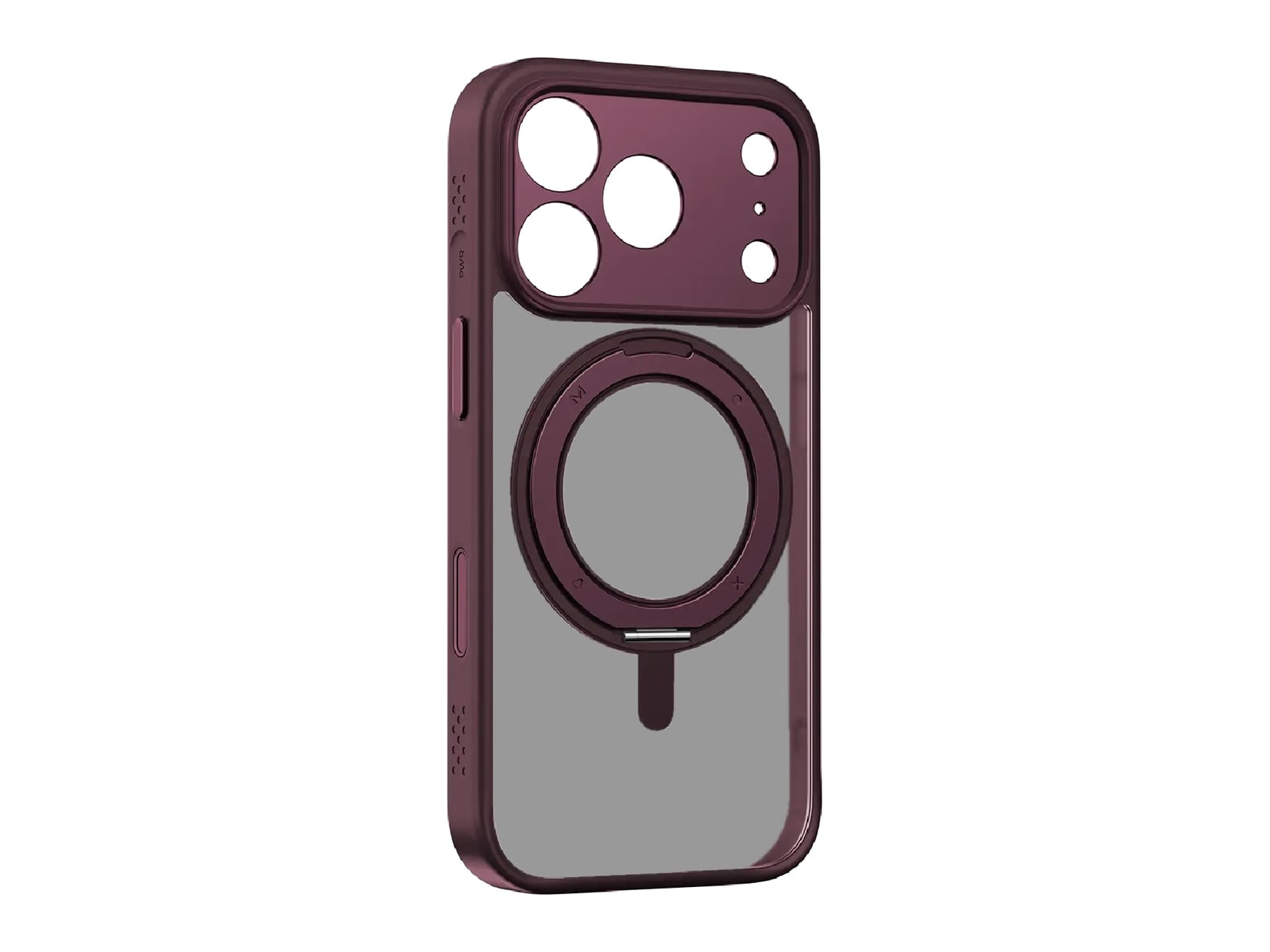 MOMAX - CaseFORM Roller Magnetic Case - iPhone 17 Pro - Bordeaux Red