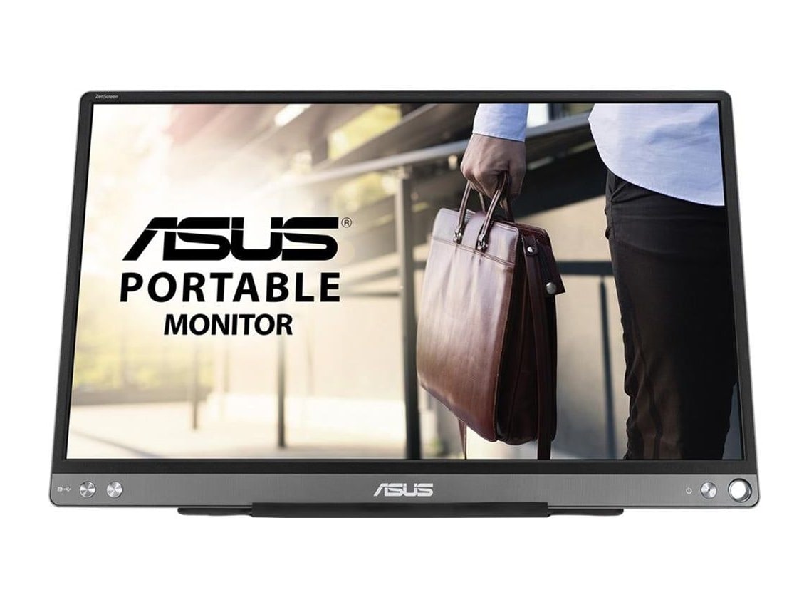 ASUS - 15.6" MB16ACE Full HD 60Hz Professional Monitors - Gray