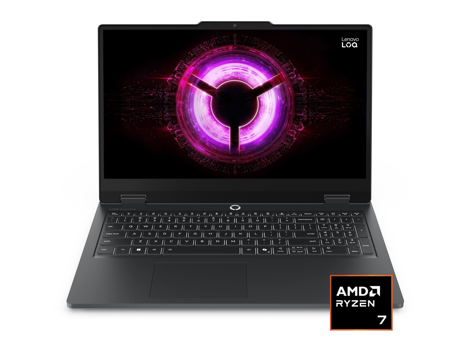 Lenovo - LOQ 83VA001PUS 15.6" - AMD Ryzen 7 170 chip - 16GB Memory - 512GB SSD - Eclipse Black
