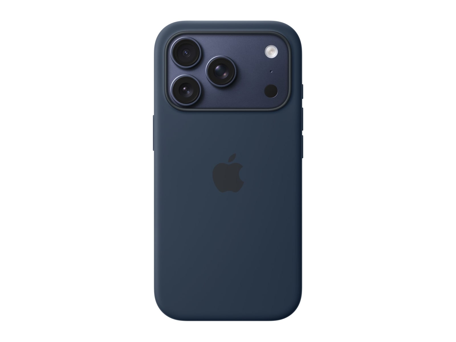 Apple - iPhone 17 Pro Silicone Case with MagSafe - Midnight