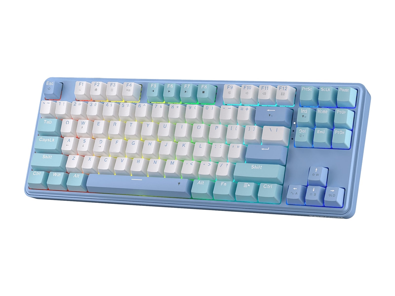 Redragon - STAR BLADE K707 Keyboards - White & Blue