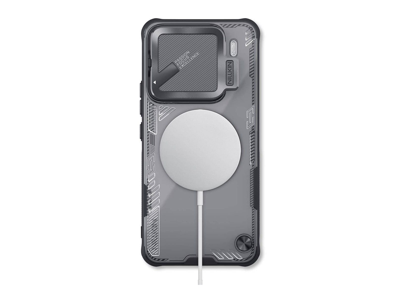 Nillkin - MagSafe Compatible Iceblade CamProp Case with Camera Cover - Xiaomi 15 Pro - Black