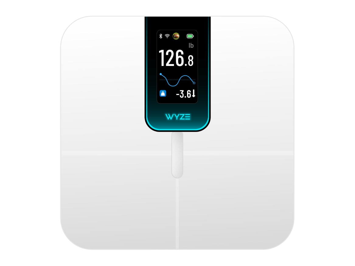 Wyze - Scale Ultra White Smart Scales