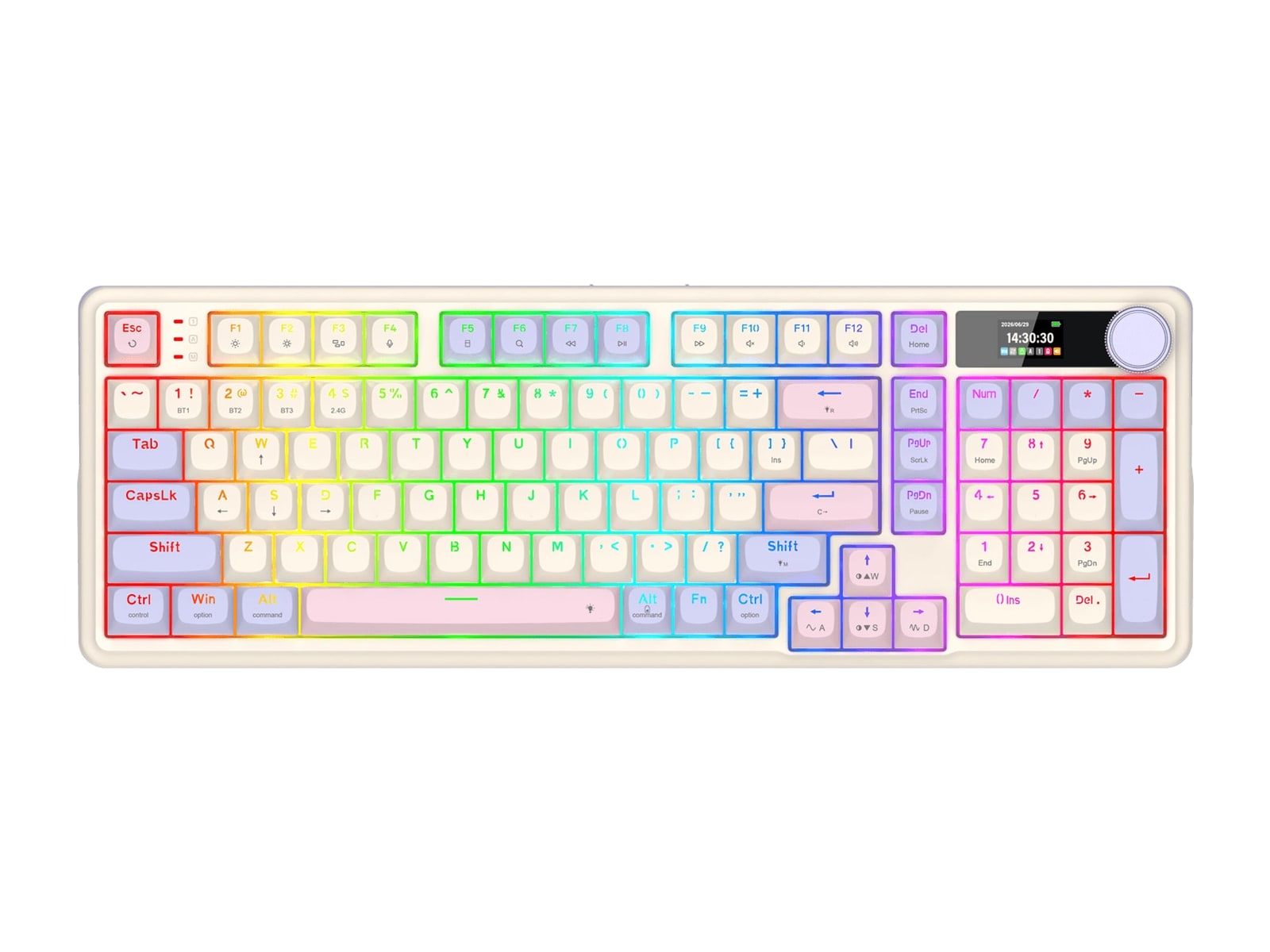 Redragon - EISA K768 PRO Keyboards - Violet