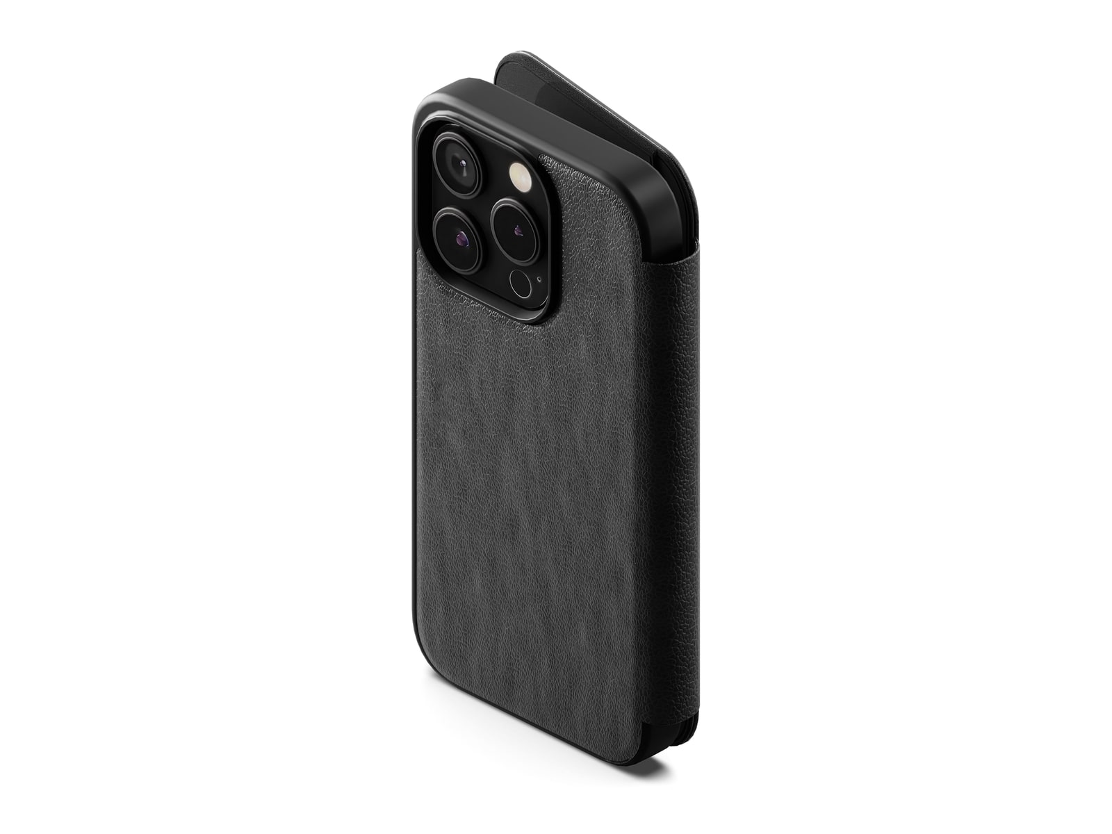 Cygnett - MagWallet Leather Wallet Case for iPhone 16 Pro - Black