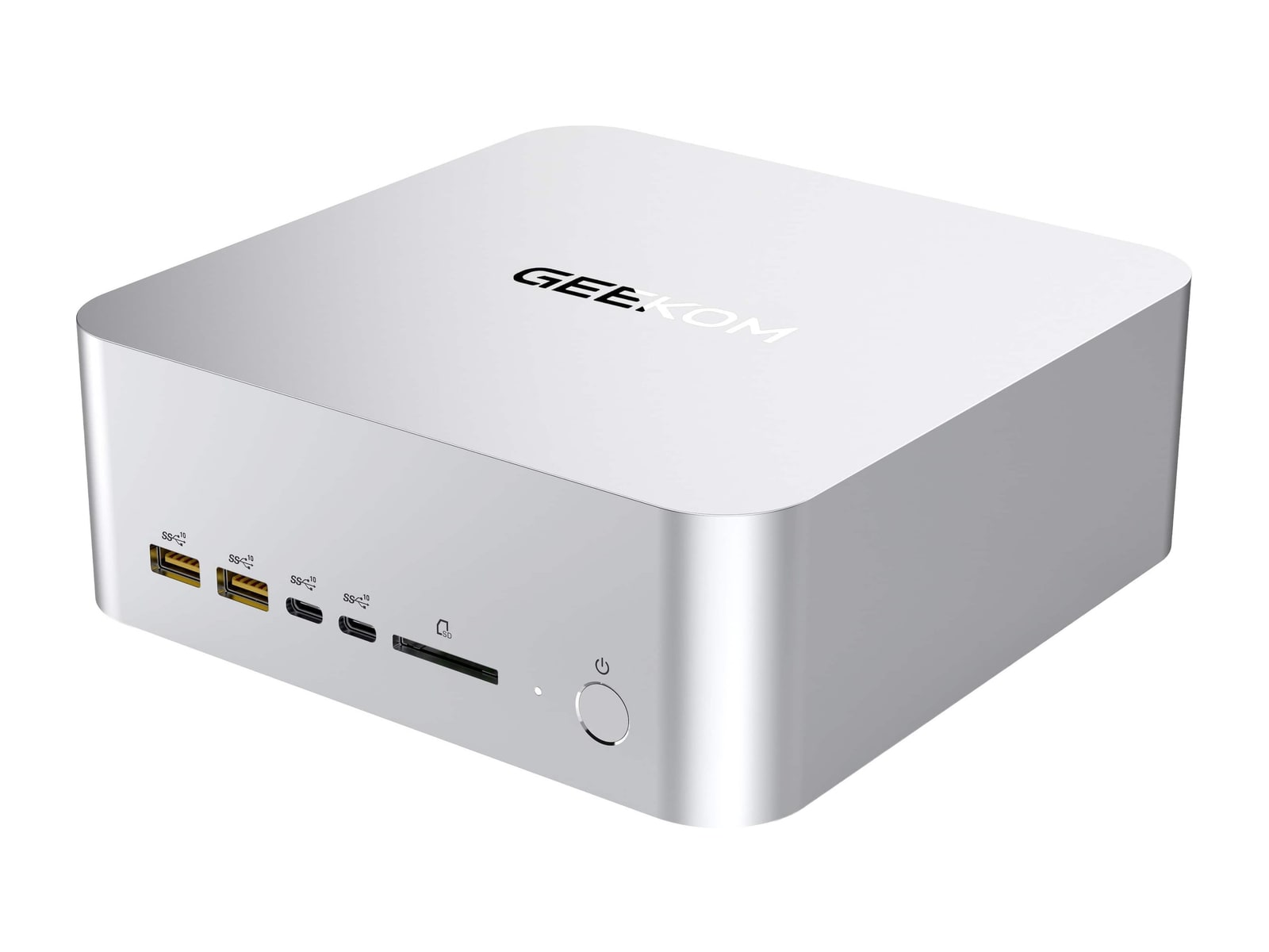 GEEKOM - A9 Mega - AMD Ryzen AI Max 395 chip - 128GB Memory - 2TB SSD - Silver