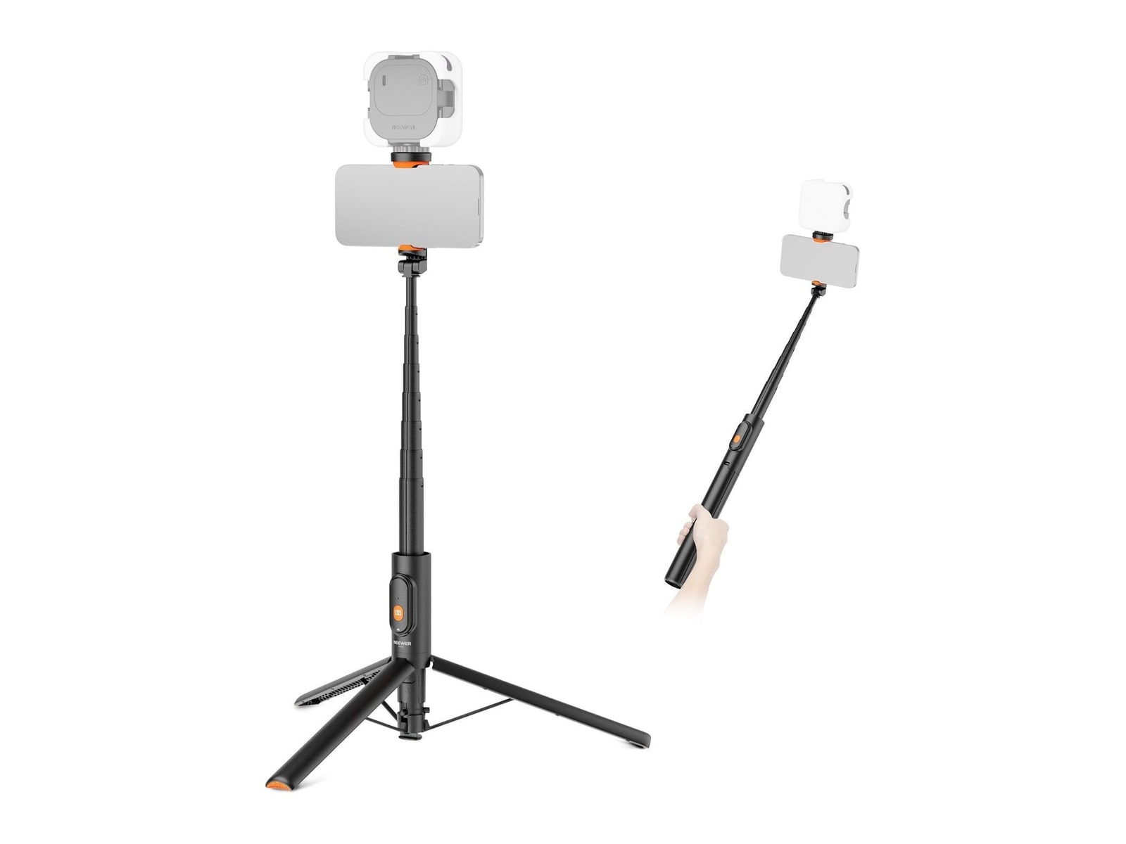 Neewer - BASICS PA992 57.9" Quick Release Selfie Stick Tripod Camera Accessories