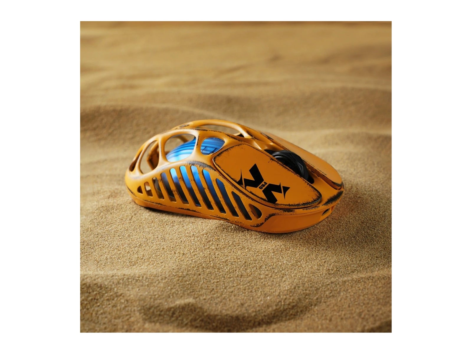 GravaStar - Mercury X Special Edition Wireless Mice - Battle Worn Yellow