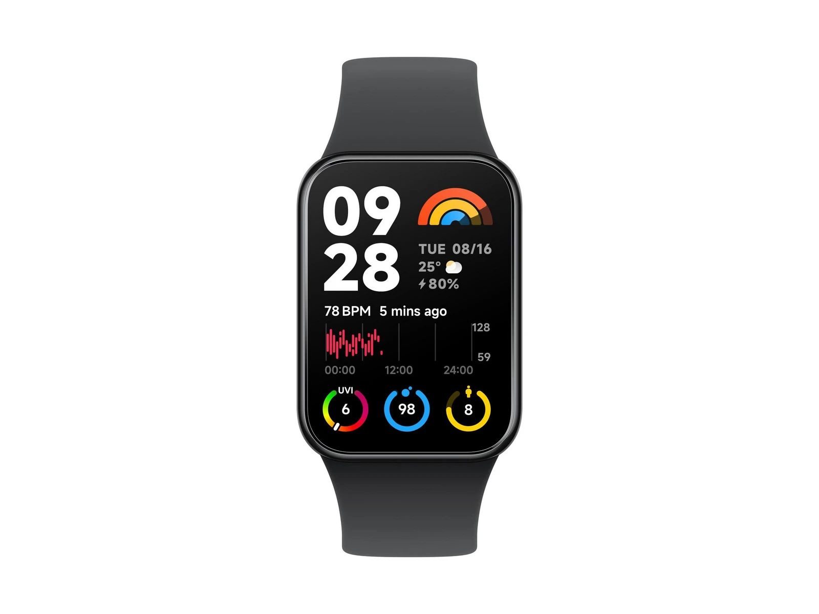 Xiaomi - Smart Band 8 Pro Fitness Bands - Black