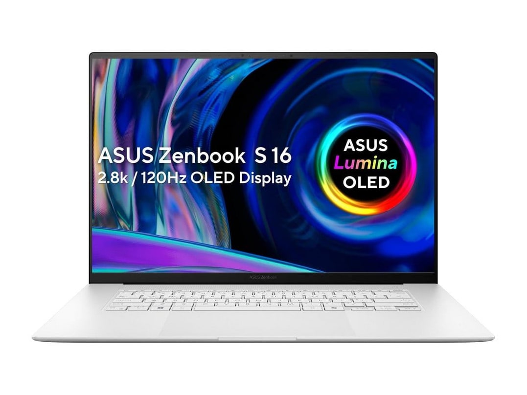 ASUS - Zenbook S16 UM5606WA-RK024W 16" - AMD Ryzen AI 9 365 chip - 24GB Memory - 1TB SSD - White