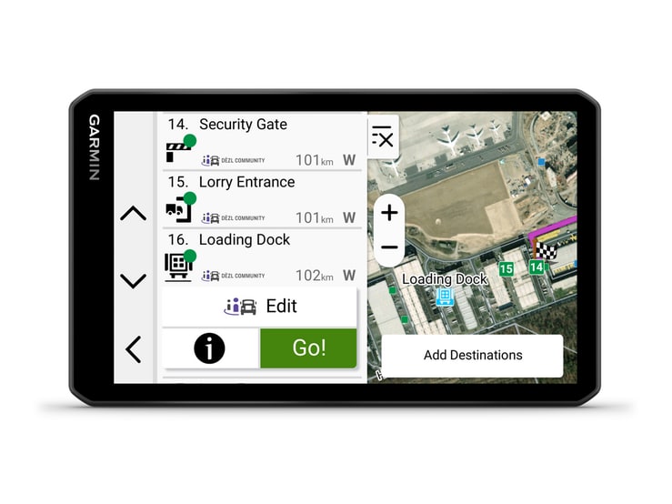 Garmin - dezl LGV720 GPS Navigation