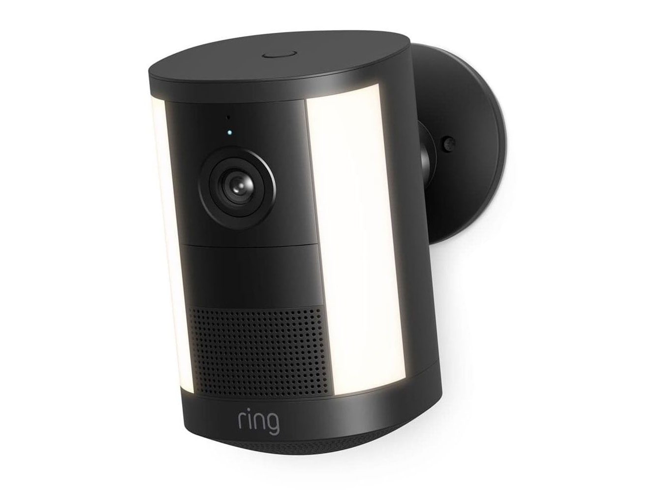 Ring - Spotlight Cam Battery-Powered Security Camera Black Security Cameras