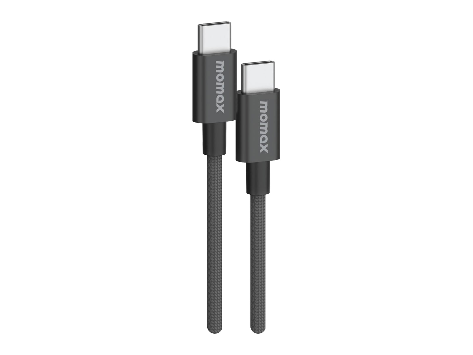 MOMAX - Elite USB-C to USB-C Braided Cable 60W 1.5m Black USB-C Cables