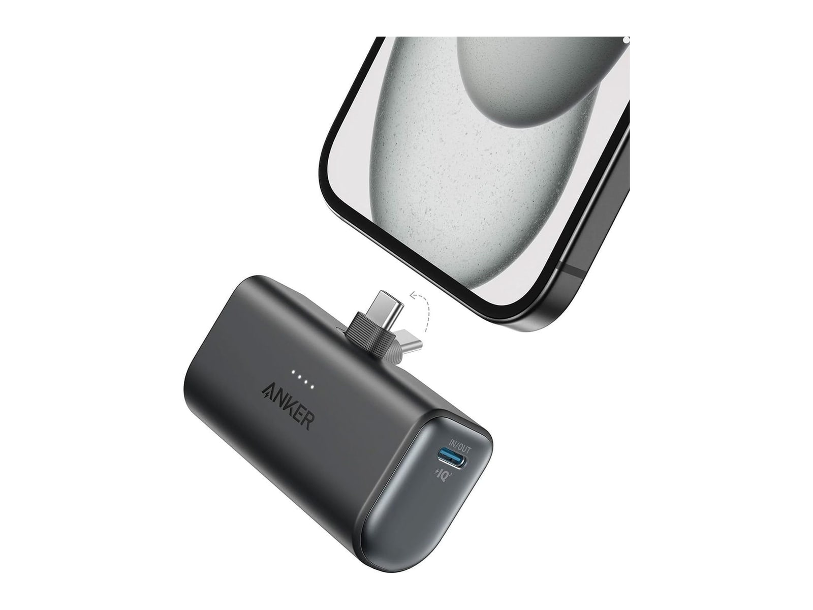Anker - Nano Power Bank 22.5W with Built-In USB-C Connector Power Banks