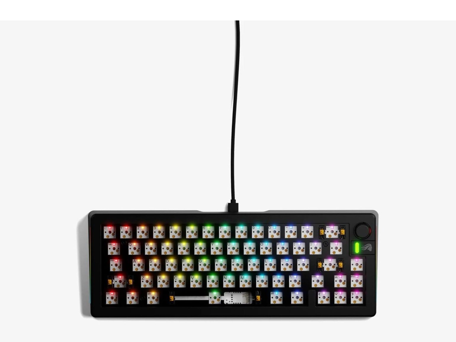 Glorious - GMMK 3 Barebones 65% Mechanical Keyboards - Black