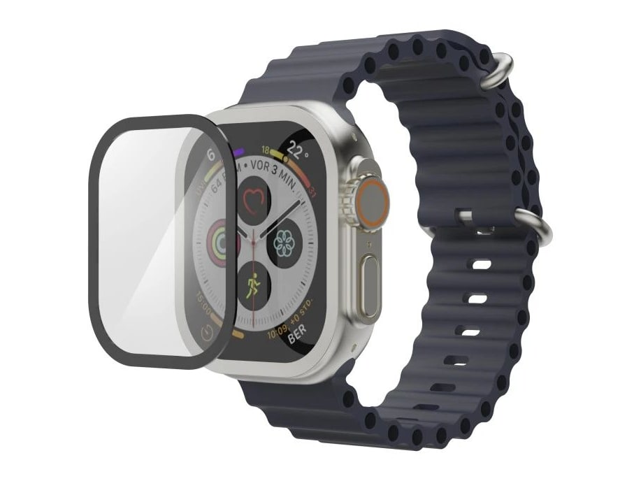 Hama - Super Hybrid - Apple Watch Ultra 3 Watch Bands - Black, Transparent