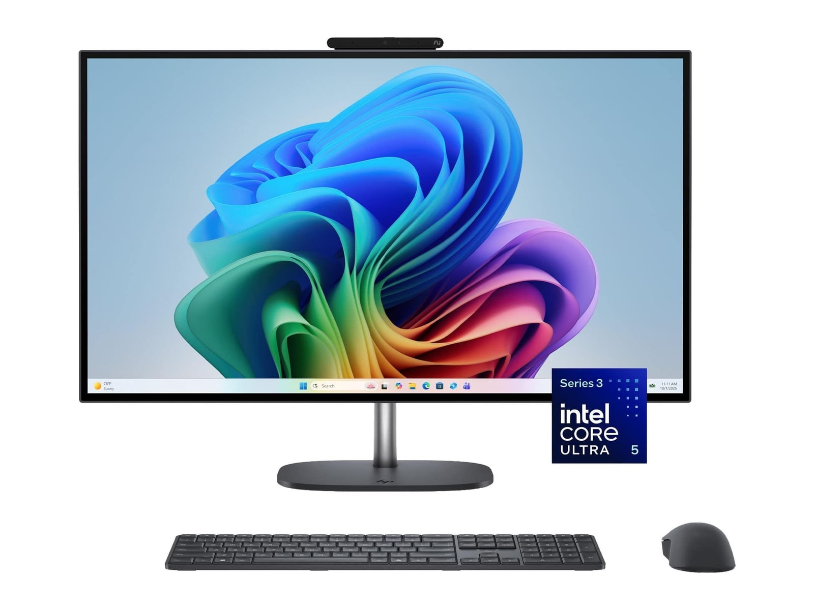 HP - OmniStudio X 27-cx0024 27" - Intel Core Ultra 5 325 chip - 16GB Memory - 512GB SSD - Eclipse Gray