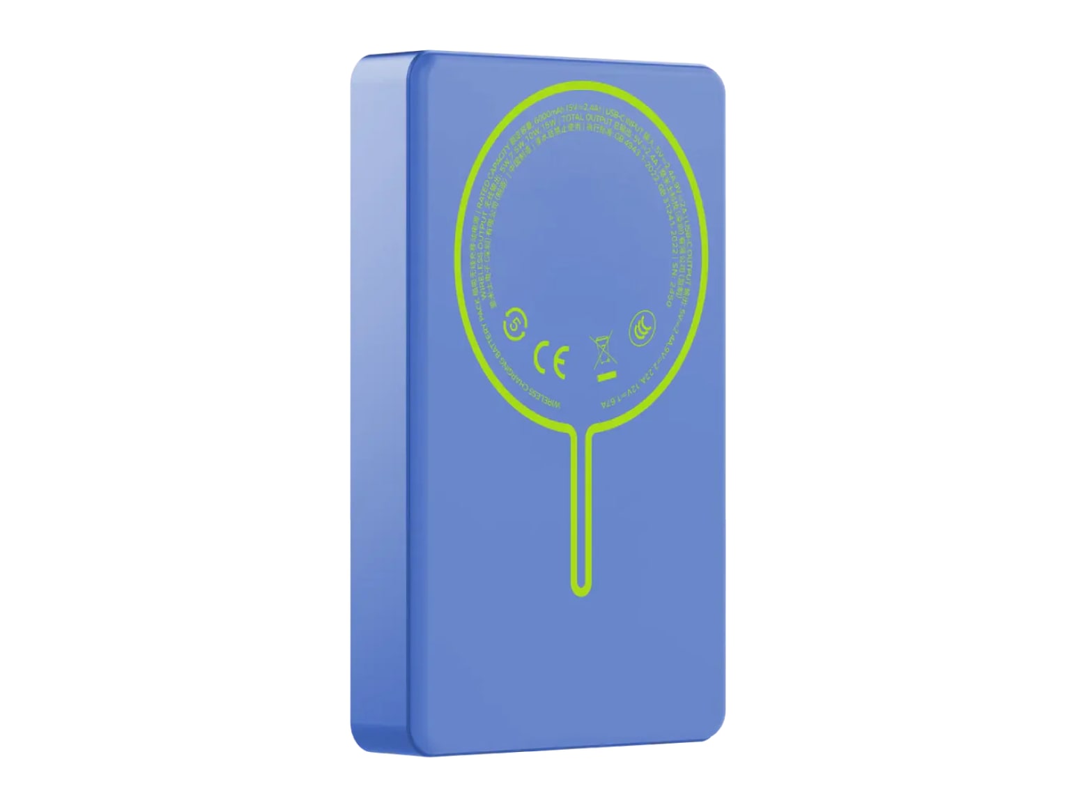 MOMAX - 1-Power Pass Magnetic Wireless Power Bank 10000mAh Blue Power Banks
