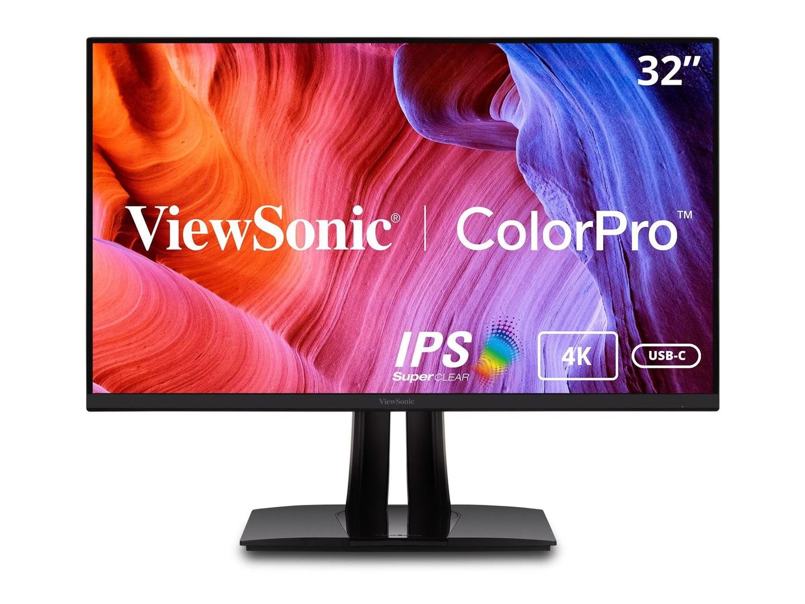 ViewSonic - 31.5" VP3256-4K 4K UHD 60Hz 4K/5K Monitors - Black